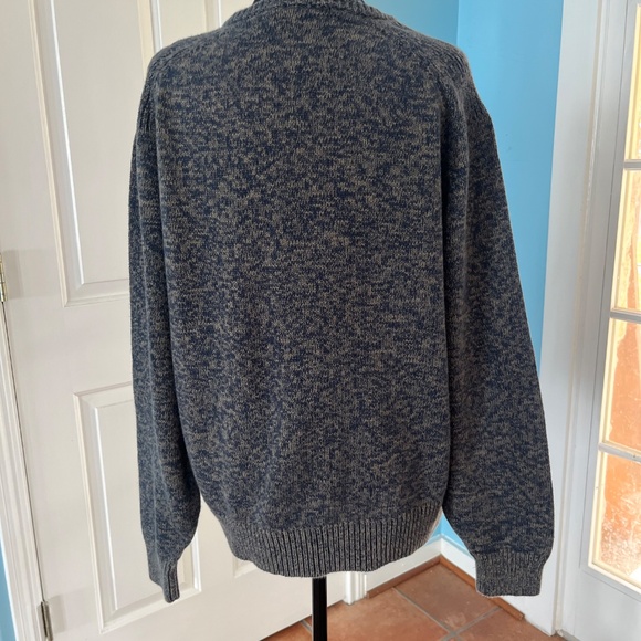 Daniel Cremieux Collection men's L cotton sweater in a brown and beige k - Picture 2 of 6